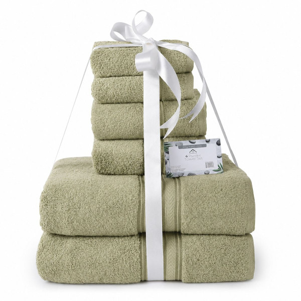  6-Piece Ringspun Cotton Towel Set product image