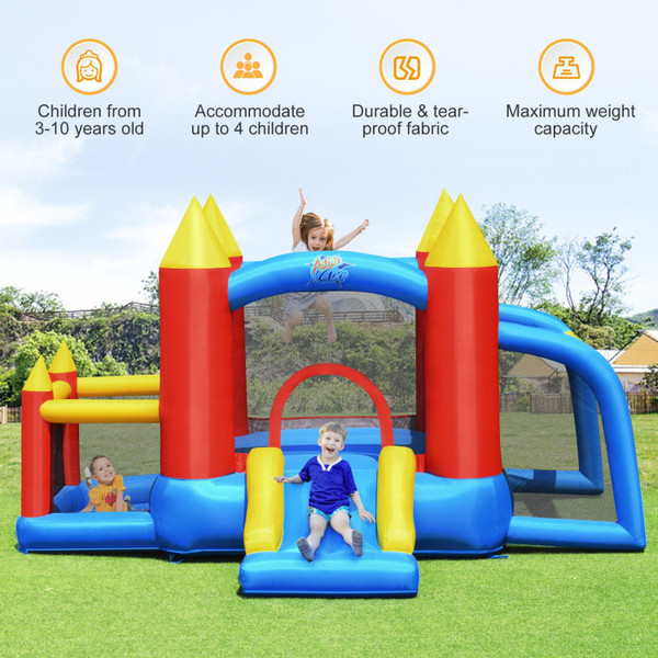 Inflatable Soccer Goal Ball Pit Bounce House  product image