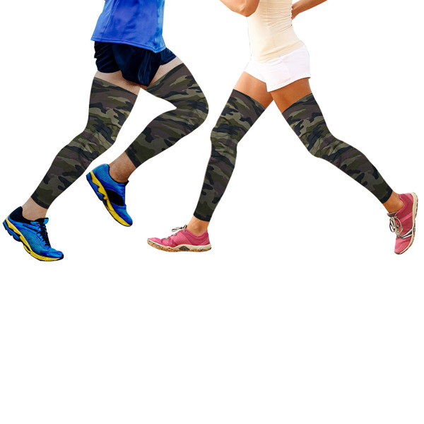  Leg Compression Sleeve with Padded Knee Support (1-Pair) product image