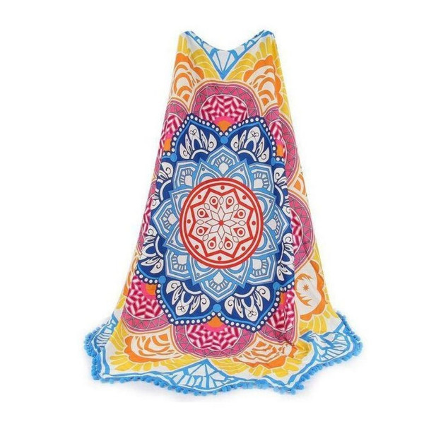 Lotus Flower Mandala Throw Blanket product image