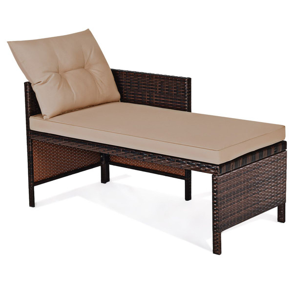 Patio Rattan Wicker Conversation Sofa Set product image