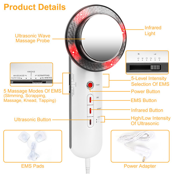 iMounTEK® 3-in-1 Ultrasonic EMS Massager product image