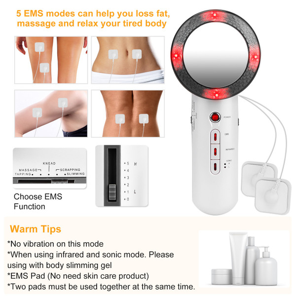 iMounTEK® 3-in-1 Ultrasonic EMS Massager product image
