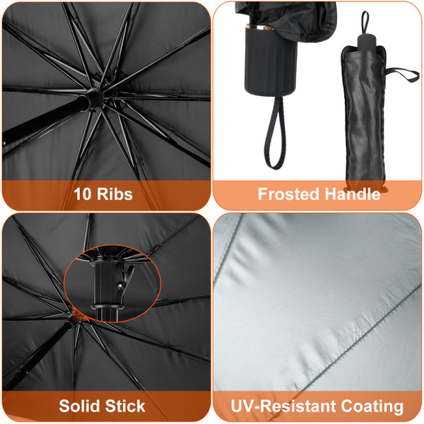 Foldable Windshield Sun Visor by LakeForest® product image