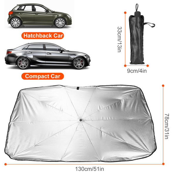 Foldable Windshield Sun Visor by LakeForest® product image