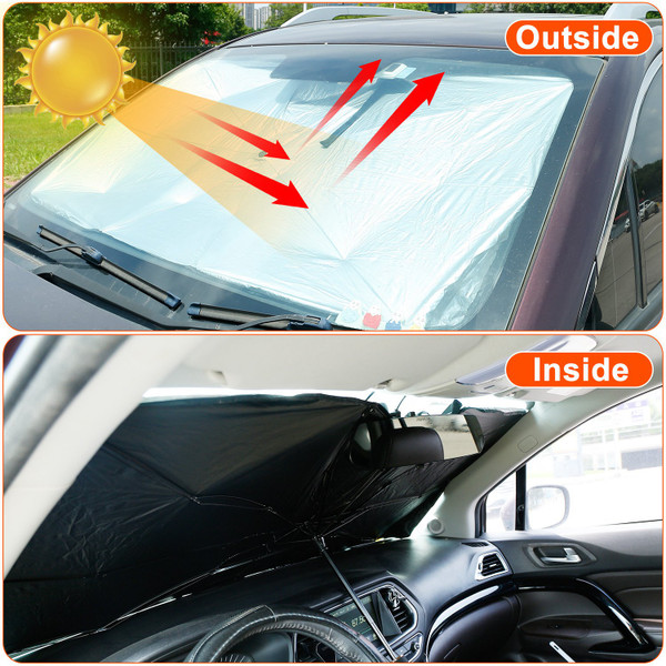 Foldable Windshield Sun Visor by LakeForest® product image