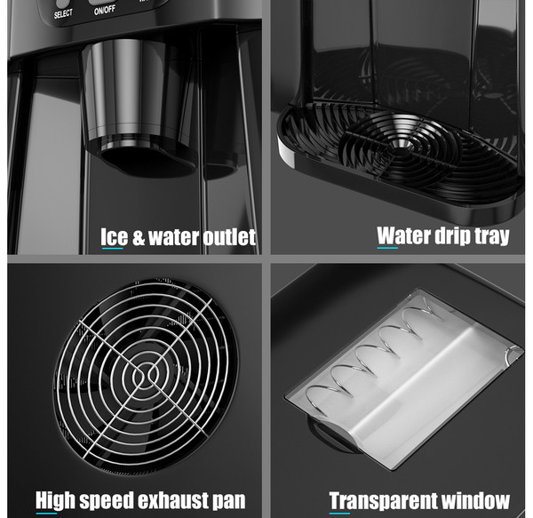 Countertop 2-in-1 Ice Maker & Water Dispenser product image