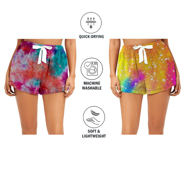 Women's Soft & Comfy Printed Pajama Shorts (3- to 5-Pack) product image