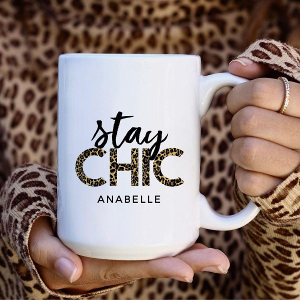 Personalized 11- or 15-Ounce Animal Print Mugs product image