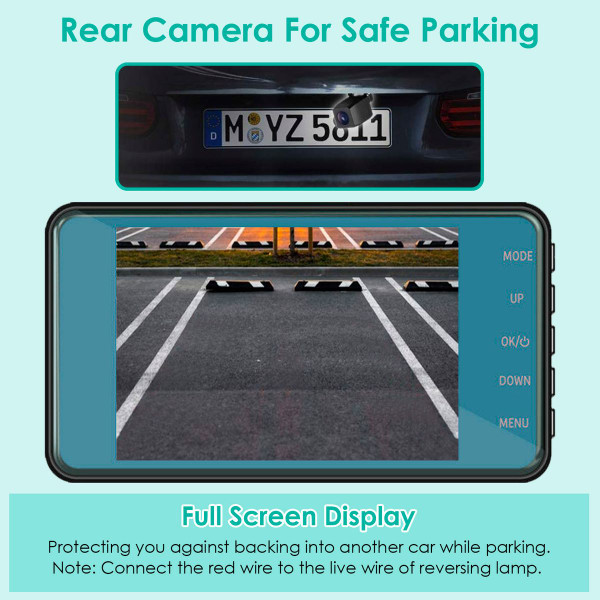 iMounTEK® 720p Dual Dash Cam product image