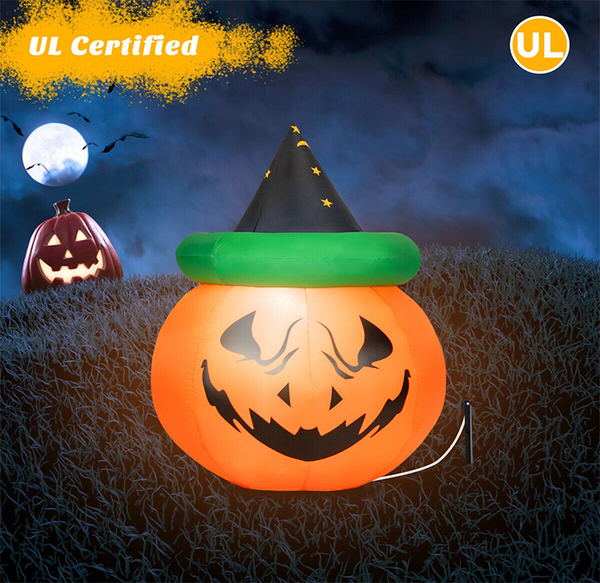 4- or 6-Foot Inflatable Halloween Decorations with Built-in LEDs product image
