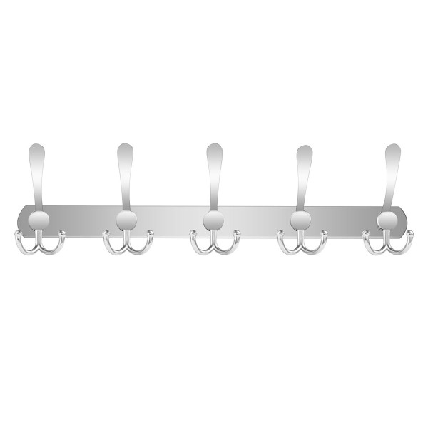 iMounTEK® 15-Hook Stainless Steel Wall-Mounted Hanger Rack product image
