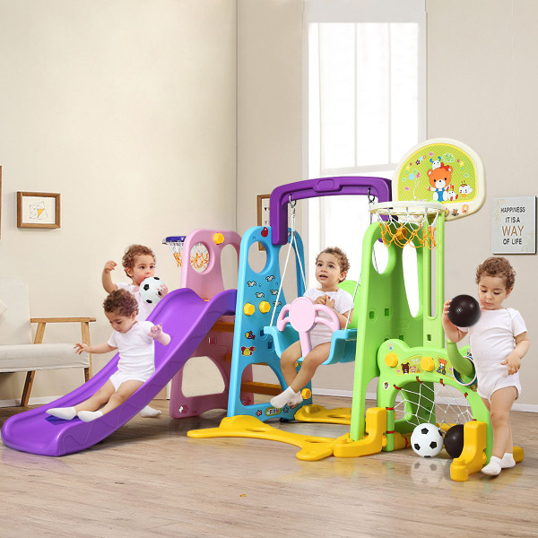 6-in-1 Toddler Climber and Swing Set product image