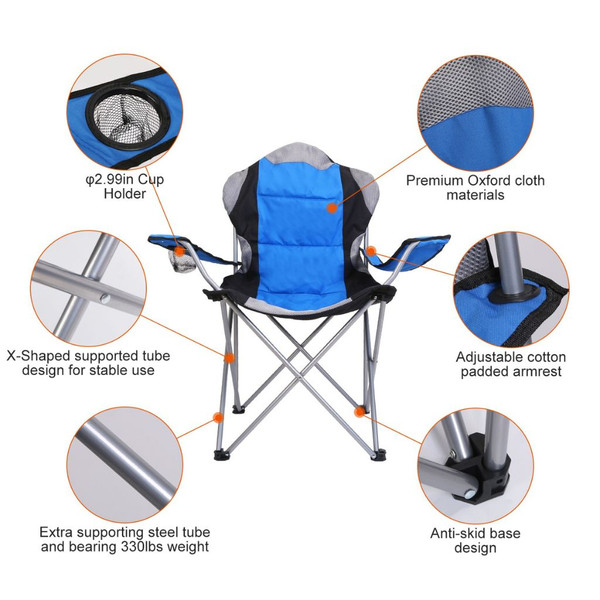 Deluxe Foldable Camping Chair by LakeForest® product image