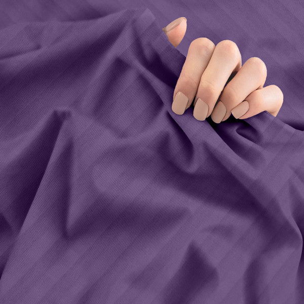 Brushed Microfiber Striped Bed Sheet Set product image