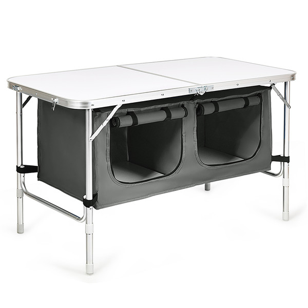 Height Adjustable Folding Camping Table product image