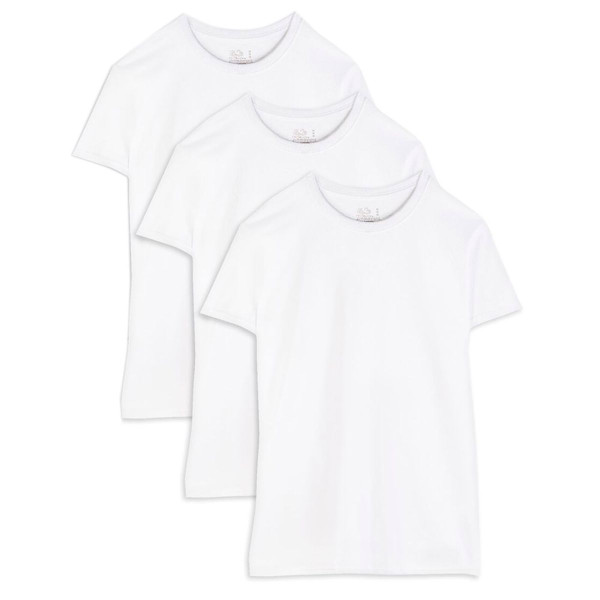 Fruit of the Loom® Men’s White Tag-Free Crew Shirt, 3 ct. (2-Pack) product image