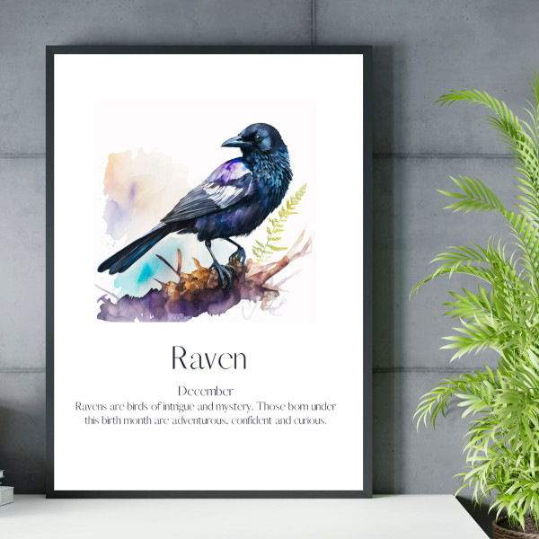 Monthly Birds Wall Art Prints product image