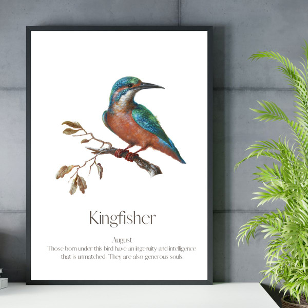 Monthly Birds Wall Art Prints product image