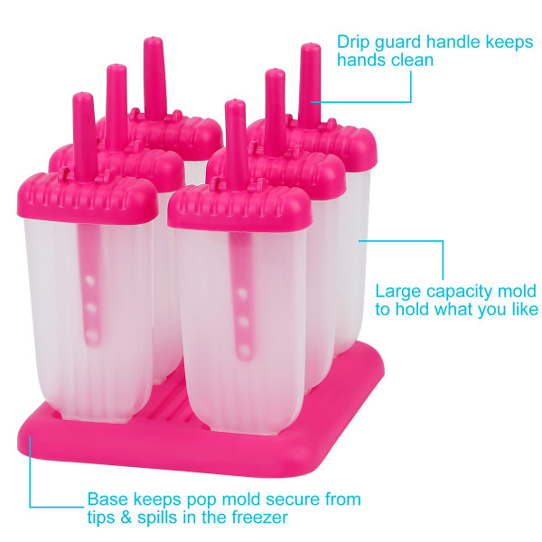 CoolWorld™ 6-Piece Popsicle Molds product image