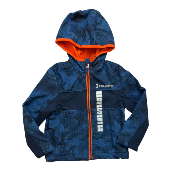 Buy Free Country Little Boys Asymmetrical Snowboard Jacket, Concrete,  M(5/6) at Amazon.in