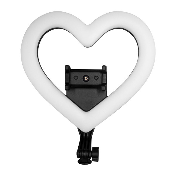 SuperSonic® Pro Live Stream 10-Inch Heart-Shaped Selfie Ring Light, SC-2310SRH product image