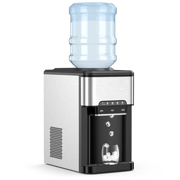 3-in-1 Water Cooler Dispenser with Built-in Ice Maker product image