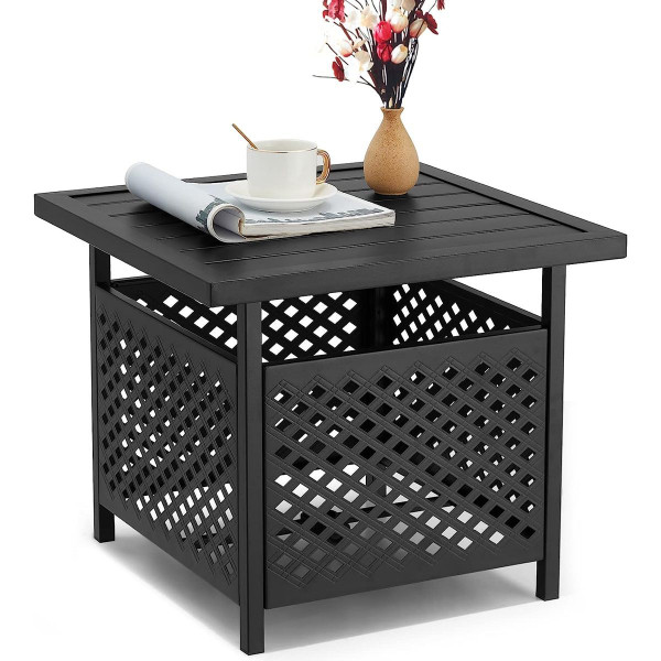 22" x 22" Outdoor Patio Table with Umbrella Hole product image