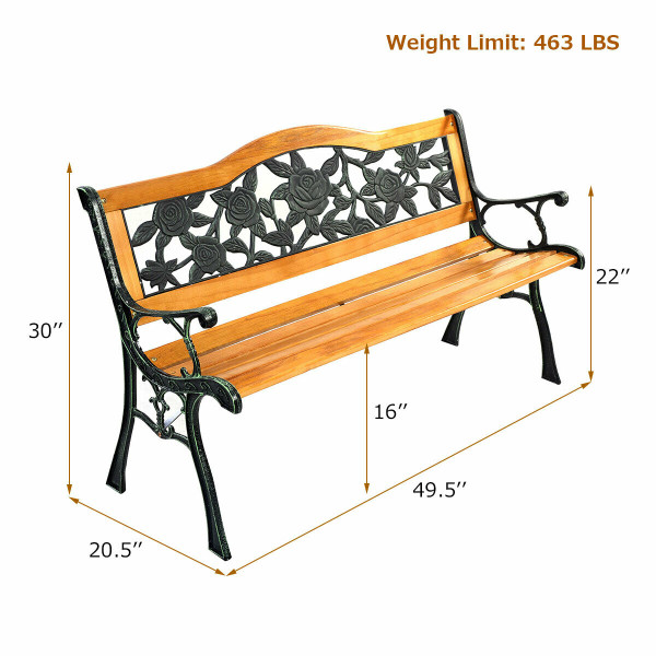 Patio Park Garden Bench product image