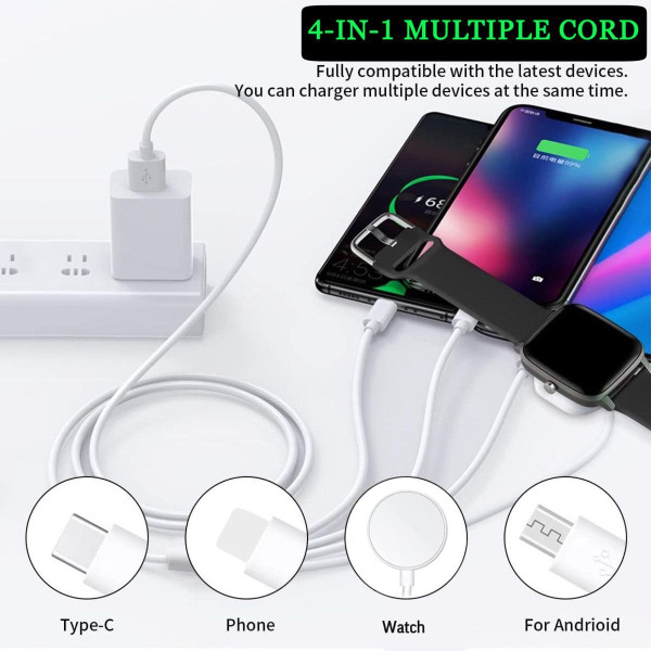Universal 4-in-1 Watch and Phone Charger product image