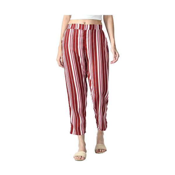 Women's Striped Open Wide-Leg Boho Palazzo Pants (3-Pack) product image