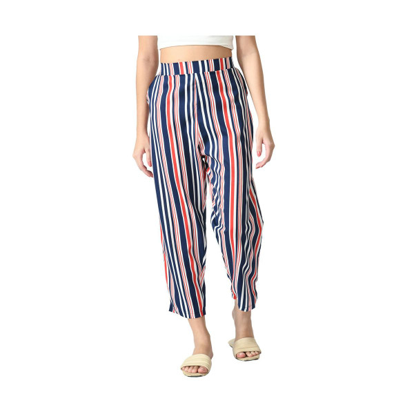 Women's Striped Open Wide-Leg Boho Palazzo Pants (3-Pack) product image