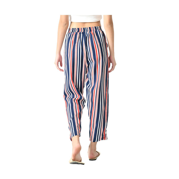 Women's Striped Open Wide-Leg Boho Palazzo Pants (3-Pack) product image