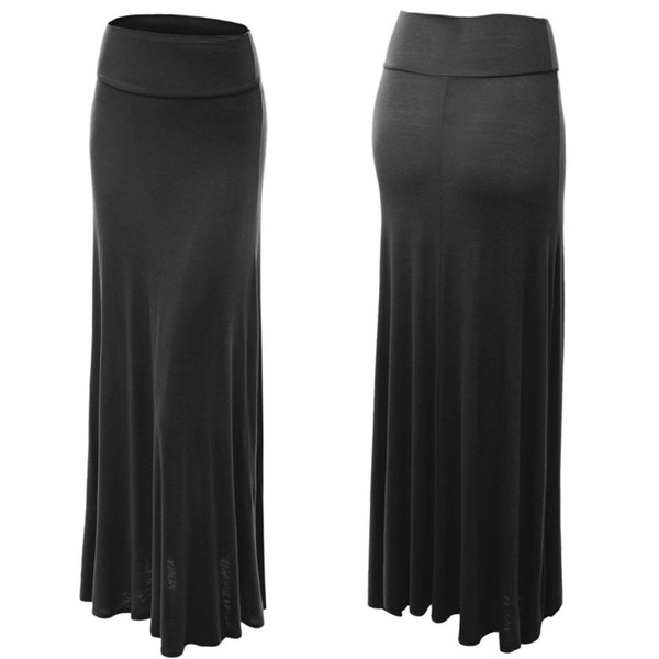 Women's Fold-over Maxi Skirt product image