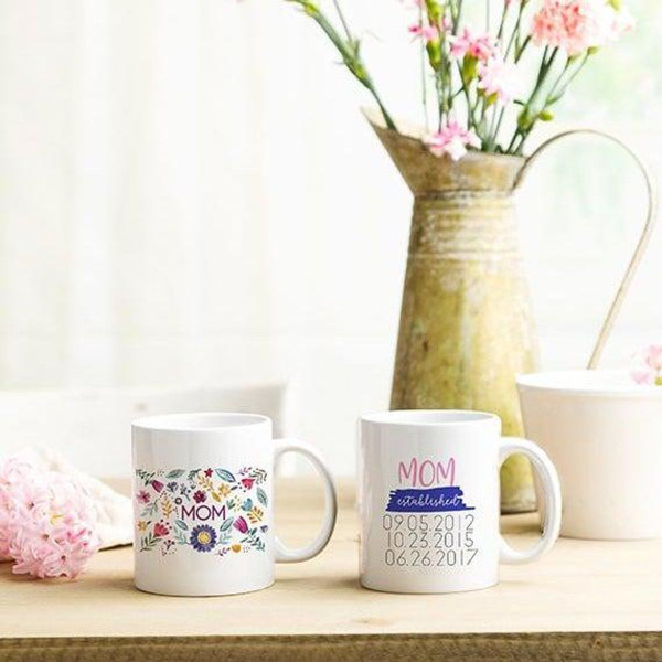 Personalized Mom Life Mugs product image