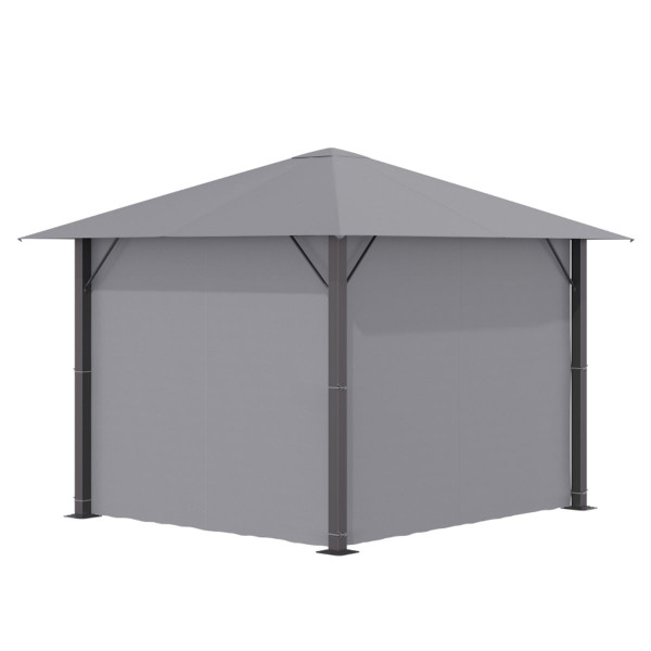 Outsunny® 10' x 10' Outdoor Patio Gazebo Canopy with Aluminum Frame product image
