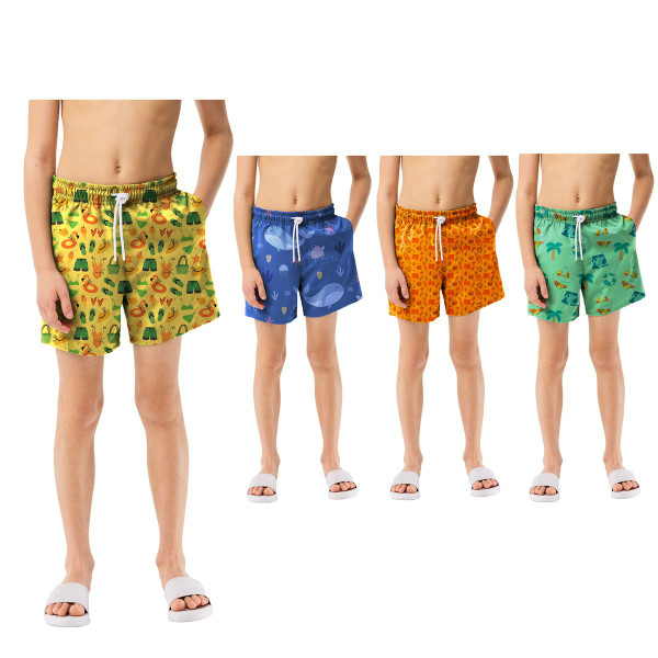 Boys' Quick-Dry Active Beach Swimming Trunks  (3-Pack) product image