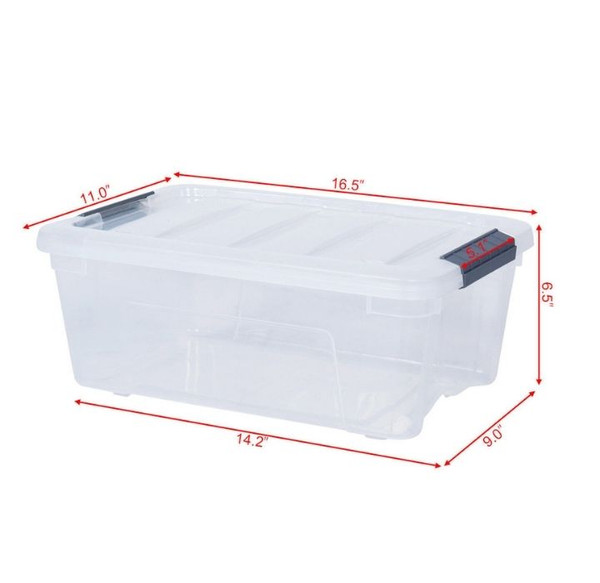 Latching Stackable Storage Box (12-Pack) product image