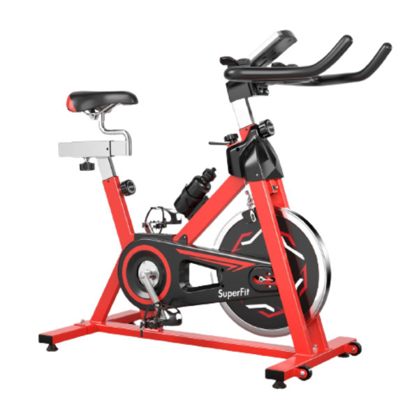 Indoor Stationary Fitness Cycling Bike with Electronic Display product image