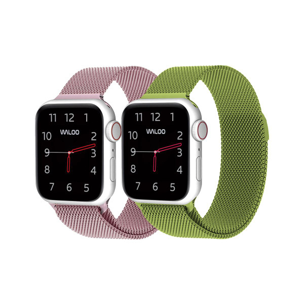 Waloo® Milanese Watch Band for Apple Watch Series 1-7 (2-Pack) product image