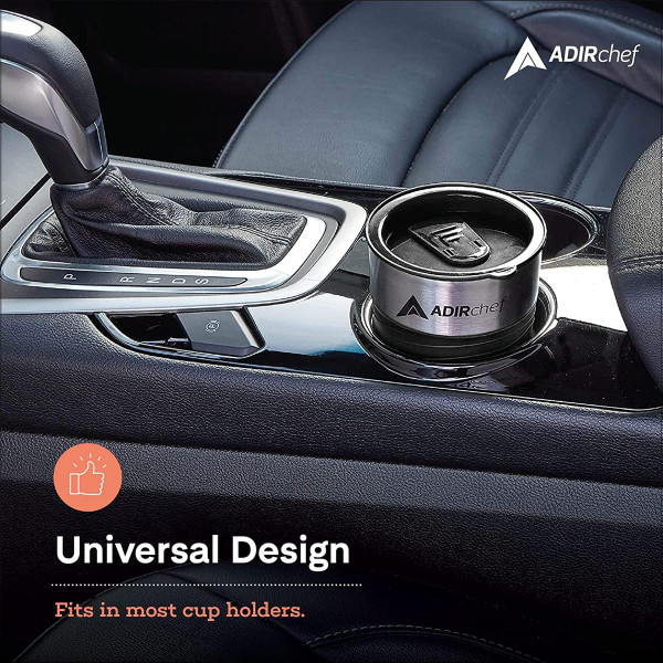 AdirChef Mini Single Serve Coffee Maker & 15 oz. Travel Mug & Reusable Filter product image