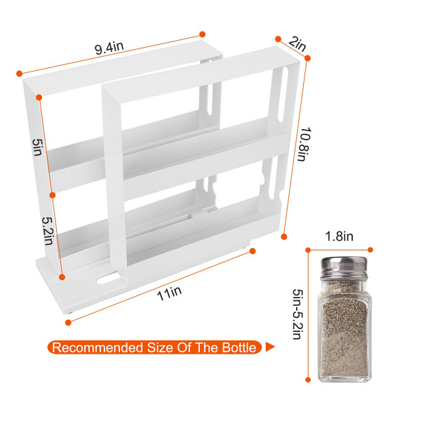 NewHome™ Swivel Cabinet Spice Organizer product image