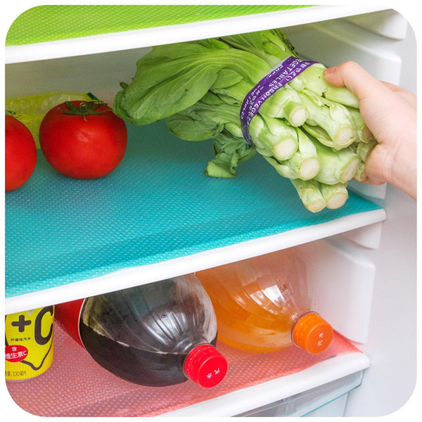 Fenzer Assorted Color Refrigerator Shelf Liner Mat (8-Pack)