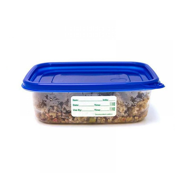 Dissolvable Food Container and Storage Labels  product image