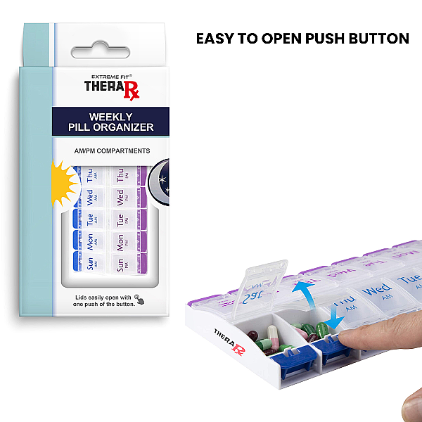 7-Day Pill Organizer with Large AM/PM Compartments product image