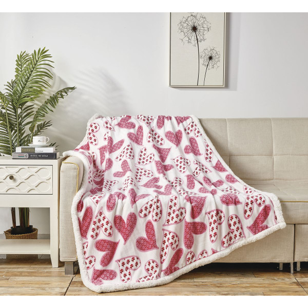 50- x 60-Inch Sherpa Throw Blanket product image