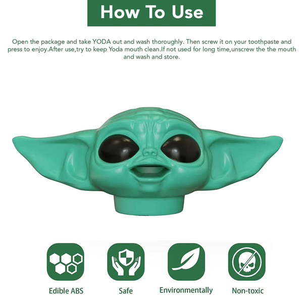 Baby Yoda Grogu Topper Toothpaste Dispenser product image