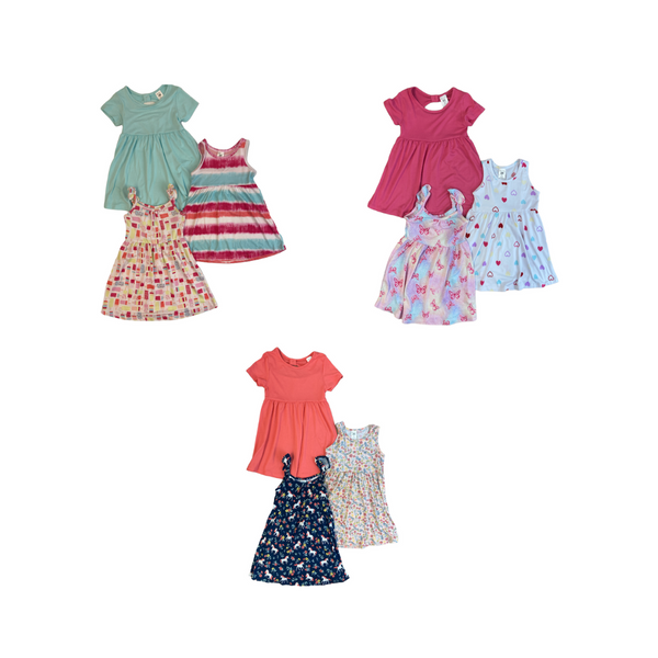 Member's Mark™ Girl's Warm Weather Sleeveless & Short Sleeve Dress Set product image