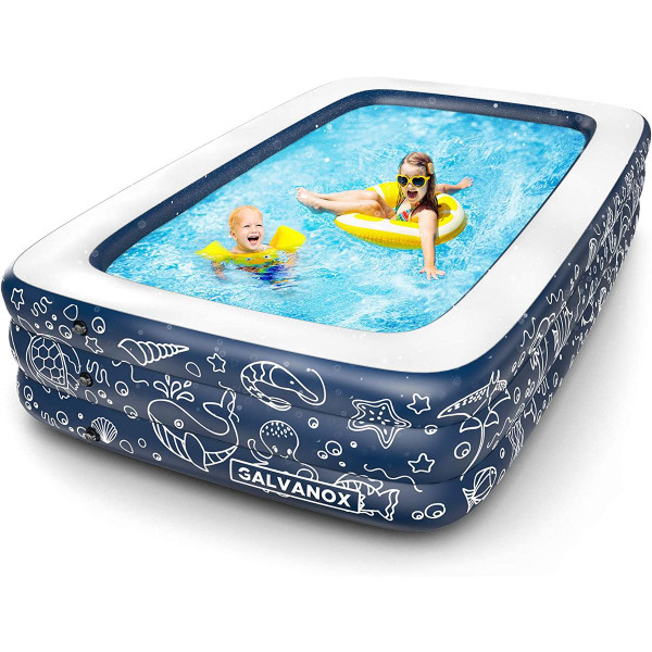 10-Foot 3-Chamber Inflatable Swimming Pool product image