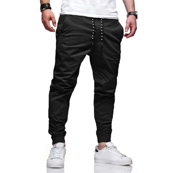 Men's 100% Cotton Solid Twill Chino Joggers product image